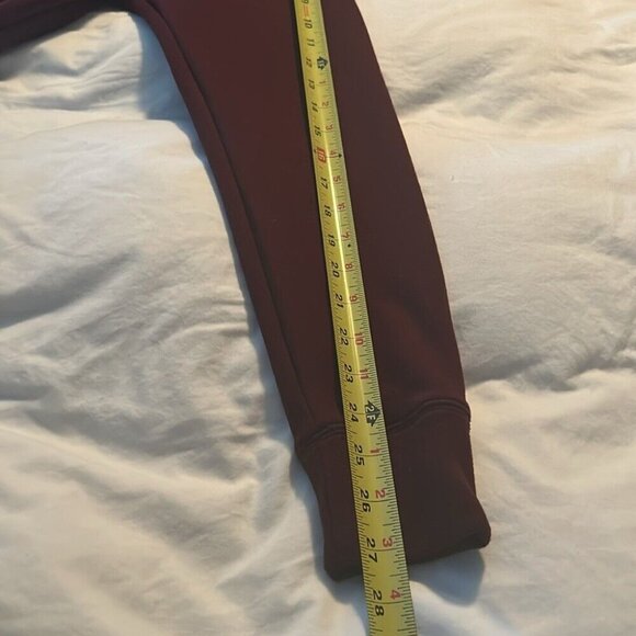 Mono B Cowl Neck Fleece Sweatshirt Maroon Color Small - VGEUC - Picture 9 of 10